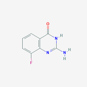 2-Amino-8-fluoroquinazolin-4-ol