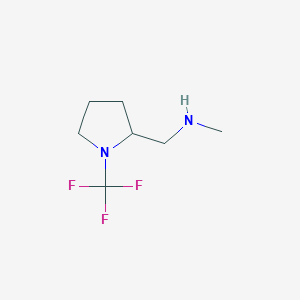 N-methyl-1-(1-(trifluoromethyl)pyrrolidin-2-yl)methanamine