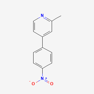 Pyridine, 2-methyl-4-(4-nitrophenyl)-