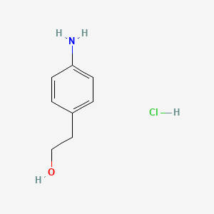 molecular formula C8H12ClNO B13976112 2-(4-Aminophenyl)ethanol hydrochloride CAS No. 92814-31-8