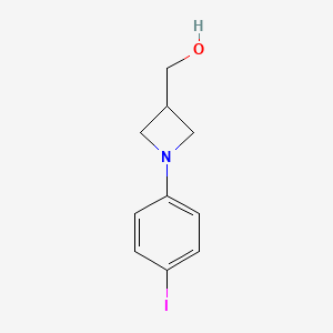 1-(4-Iodophenyl)-3-azetidinemethanol