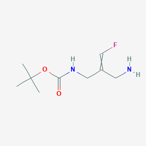 (2-Aminomethyl-3-fluoro-allyl)-carbamic acid tert-butyl ester