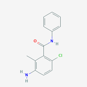 3-amino-6-chloro-2-methyl-N-phenylbenzamide