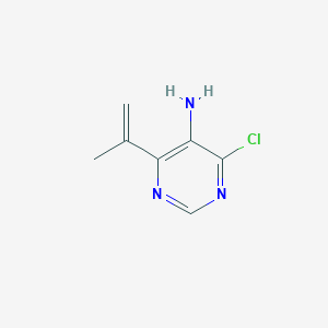 4-Chloro-6-(prop-1-en-2-yl)pyrimidin-5-amine