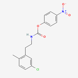 4-Nitrophenyl (5-chloro-2-methylphenethyl)carbamate