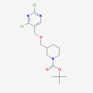 tert-Butyl 3-(((2,4-dichloropyrimidin-5-yl)methoxy)methyl)piperidine-1-carboxylate