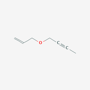 molecular formula C7H10O B13976532 2-Butyne, 1-(2-propenyloxy)- CAS No. 75405-59-3