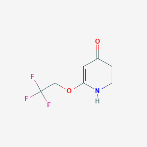 2-(2,2,2-Trifluoroethoxy)pyridin-4-ol