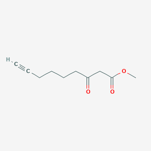 molecular formula C10H14O3 B13976781 Methyl 3-oxonon-8-ynoate CAS No. 923013-83-6