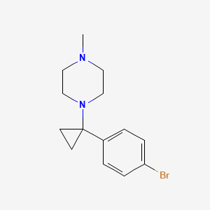 1-(1-(4-Bromophenyl)cyclopropyl)-4-methylpiperazine