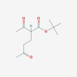 1,1-Dimethylethyl 2-acetyl-5-oxohexanoate