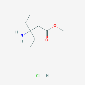 Methyl 3-amino-3-ethylpentanoate hydrochloride