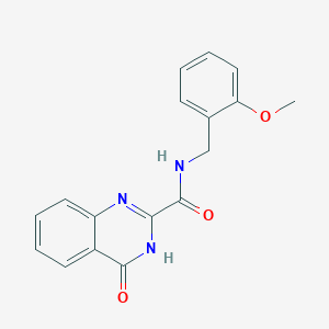 4-hydroxy-N-(2-methoxybenzyl)quinazoline-2-carboxamide