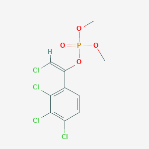 molecular formula C10H9Cl4O4P B13976869 2-Chloro-1-(2,3,4-trichlorophenyl)vinyl dimethyl phosphate CAS No. 37913-85-2