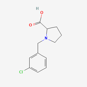 1-(3-Chlorobenzyl)pyrrolidine-2-carboxylic acid