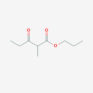 molecular formula C9H16O3 B13976956 Propyl 2-methyl-3-oxopentanoate CAS No. 6303-78-2