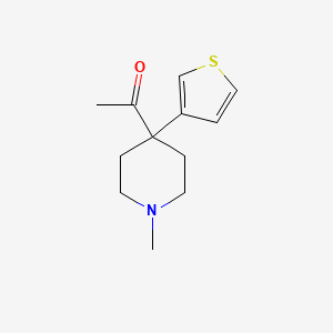 1-(1-Methyl-4-(thiophen-3-yl)piperidin-4-yl)ethanone