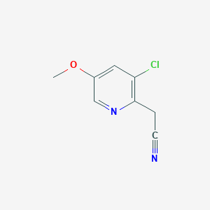 2-(3-Chloro-5-methoxypyridin-2-yl)acetonitrile