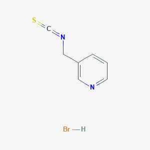 molecular formula C7H7BrN2S B139770 3-吡啶基异硫氰酸盐氢溴酸盐 CAS No. 147342-57-2