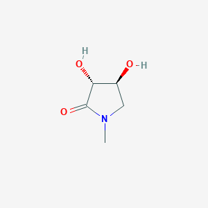 (3R,4S)-3,4-Dihydroxy-1-methylpyrrolidin-2-one