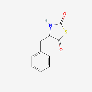 molecular formula C10H9NO2S B13977073 4-(Phenylmethyl)-2,5-thiazolidinedione CAS No. 16874-98-9