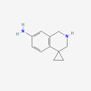 2',3'-dihydro-1'H-spiro[cyclopropane-1,4'-isoquinolin]-7'-amine