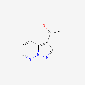 1-(2-Methylpyrazolo[1,5-B]pyridazin-3-YL)ethan-1-one