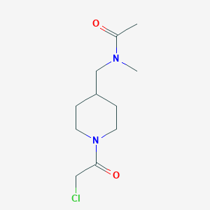 N-[1-(2-Chloro-acetyl)-piperidin-4-ylmethyl]-N-methyl-acetamide