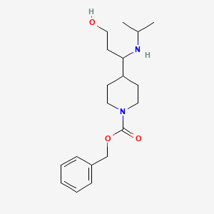 Benzyl 4-(3-hydroxy-1-(isopropylamino)propyl)piperidine-1-carboxylate