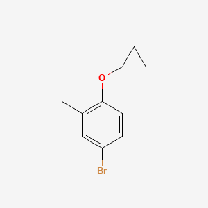 4-Bromo-1-cyclopropoxy-2-methylbenzene