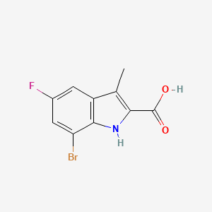 7-bromo-5-fluoro-3-methyl-1H-indole-2-carboxylic acid