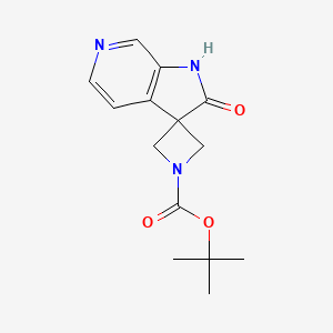 Tert-butyl 2'-oxo-1',2'-dihydrospiro[azetidine-3,3'-pyrrolo[2,3-C]pyridine]-1-carboxylate