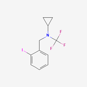 N-(2-iodobenzyl)-N-(trifluoromethyl)cyclopropanamine