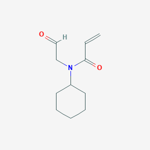 B1397737 N-cyclohexyl-N-(2-oxoethyl)acrylamide CAS No. 1035229-42-5