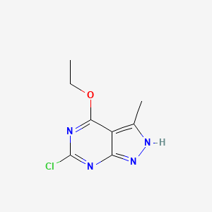 6-Chloro-4-ethoxy-3-methyl-1H-pyrazolo[3,4-d]pyrimidine