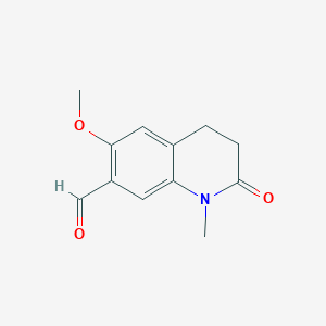 6-Methoxy-1-methyl-2-oxo-1,2,3,4-tetrahydroquinoline-7-carbaldehyde