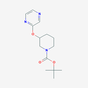 tert-Butyl 3-(pyrazin-2-yloxy)piperidine-1-carboxylate