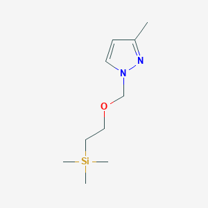 Trimethyl-[2-[(3-methylpyrazol-1-yl)methoxy]ethyl]silane