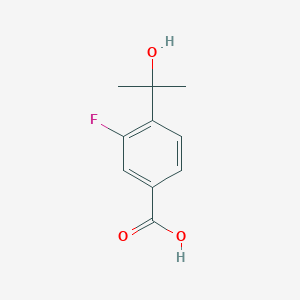 3-Fluoro-4-(1-hydroxy-1-methyl-ethyl)benzoic acid