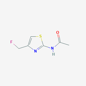 molecular formula C6H7FN2OS B1397751 N-(4-(氟甲基)噻唑-2-基)乙酰胺 CAS No. 1217486-96-8