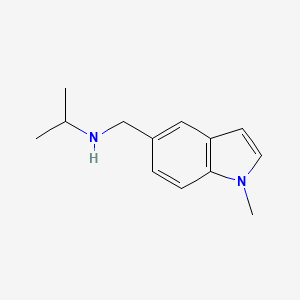 molecular formula C13H18N2 B1397755 [(1-甲基-1H-吲哚-5-基)甲基](丙烷-2-基)胺 CAS No. 1343649-84-2