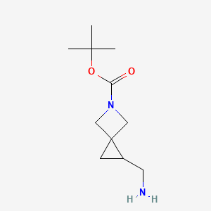 Tert-butyl 1-(aminomethyl)-5-azaspiro[2.3]hexane-5-carboxylate