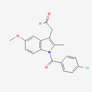 [1-(4-Chlorobenzoyl)-5-methoxy-2-methyl-1H-indol-3-yl]acetaldehyde