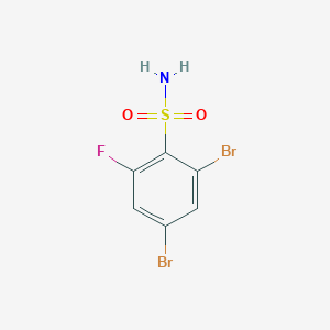 2,4-Dibromo-6-fluorobenzenesulfonamide