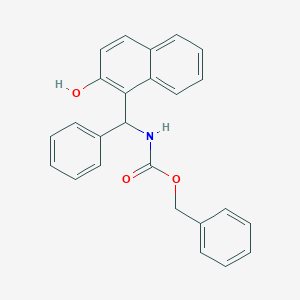 benzyl N-[(2-hydroxynaphthalen-1-yl)-phenylmethyl]carbamate