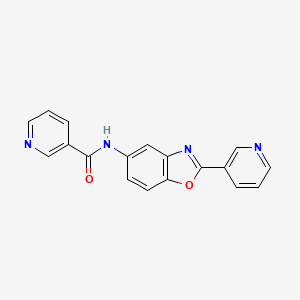 N-(2-Pyridin-3-yl-benzooxazol-5-yl)-nicotinamide