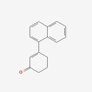 2-Cyclohexen-1-one, 3-(1-naphthyl)-