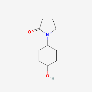 molecular formula C10H17NO2 B1397797 1-(4-Hydroxycyclohexyl)pyrrolidin-2-one CAS No. 886615-37-8