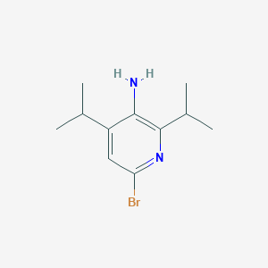 6-Bromo-2,4-diisopropylpyridin-3-amine