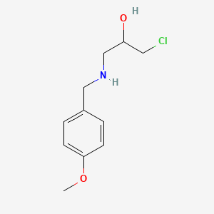 1-Chloro-3-[(4-methoxyphenyl)methylamino]propan-2-ol